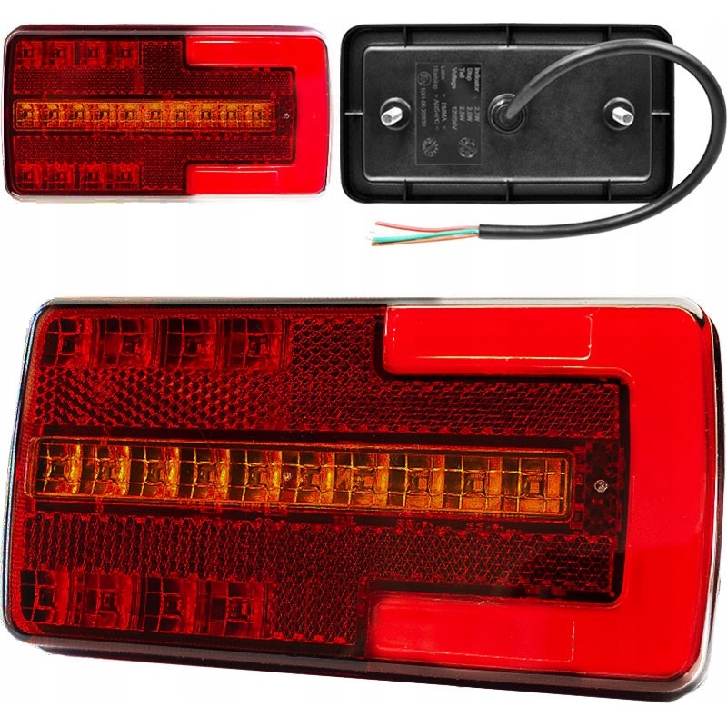 LED rear lamp with reflector for Ursus trailer