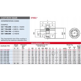 Insert connector for claw clutch 38 45 red