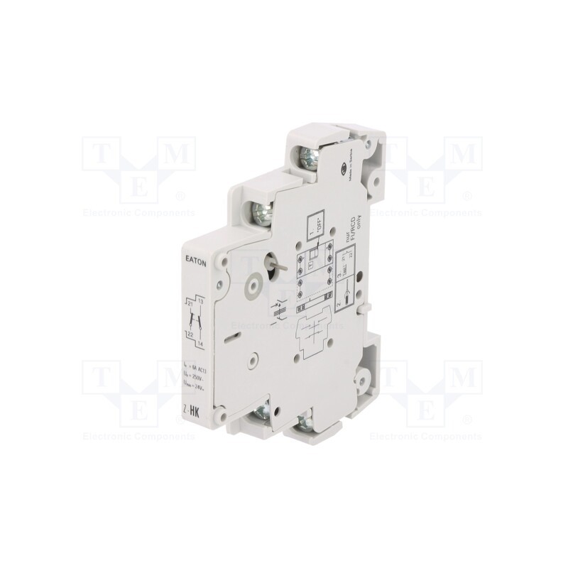1 pcs x EATON ELECTRIC - Z-HK - Auxiliary contacts, NC + NO, for DIN rail mounting