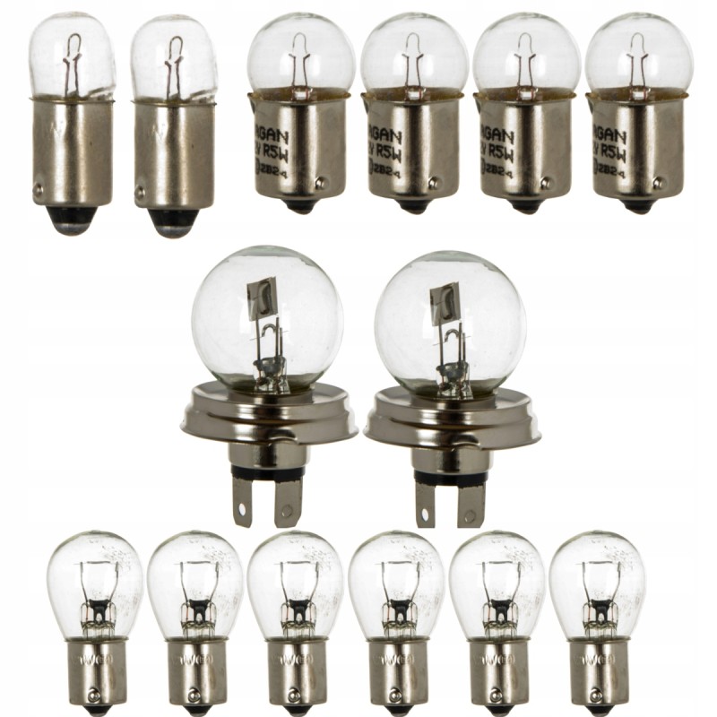 Set of lamp bulbs r 2 c 385 c 360 3p c 4011