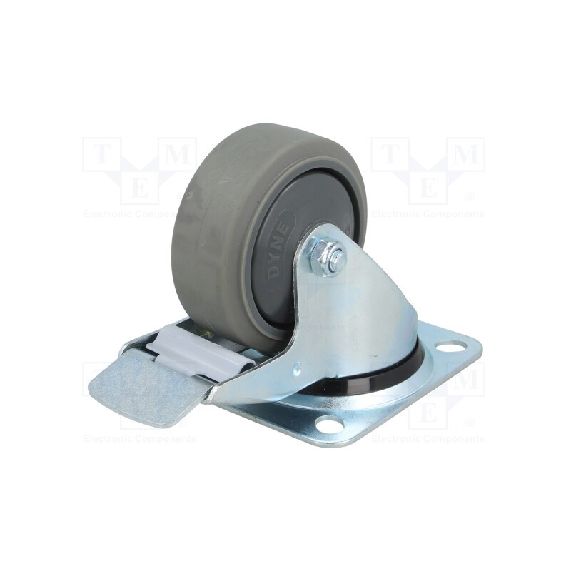 1 pcs x RADER - KPE-WTE 80K1-HC - Transport wheel, Ø: 80mm, W: 32mm, H: 105mm, torsional with lock