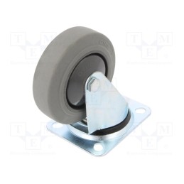 1 pcs x RADER - KPE-WTE 100K1 - Transport wheel, Ø: 100mm, W: 32mm, H: 128mm, torsional, 150kg, WTE