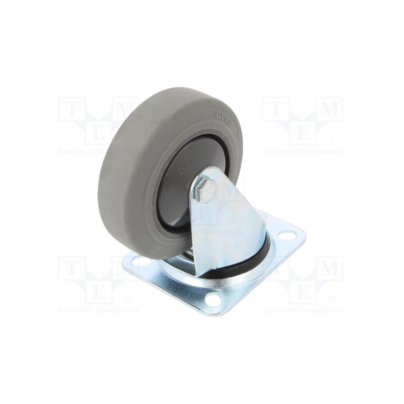 1 pcs x RADER - KPE-WTE 100K1 - Transport wheel, Ø: 100mm, W: 32mm, H: 128mm, torsional, 150kg, WTE