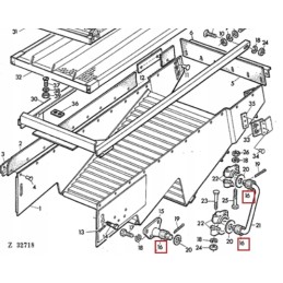 john deere p42100 grain sifter bushing
