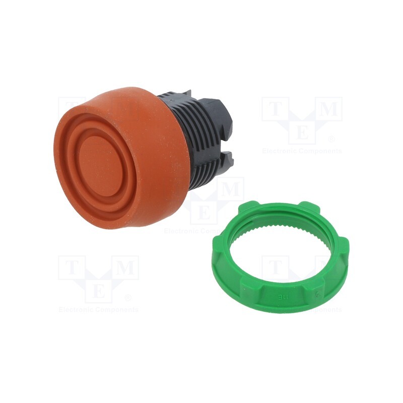 1 pcs x SCHNEIDER ELECTRIC - ZB5AP4S - Switch: push-button, 22mm, Stabl.pos: 1, red, none, IP66, flat, Pos: 2