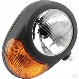 Round right reflector, screwed on, oe 180 mm