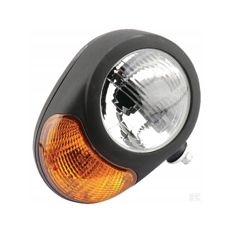 Round right reflector, screwed on, oe 180 mm