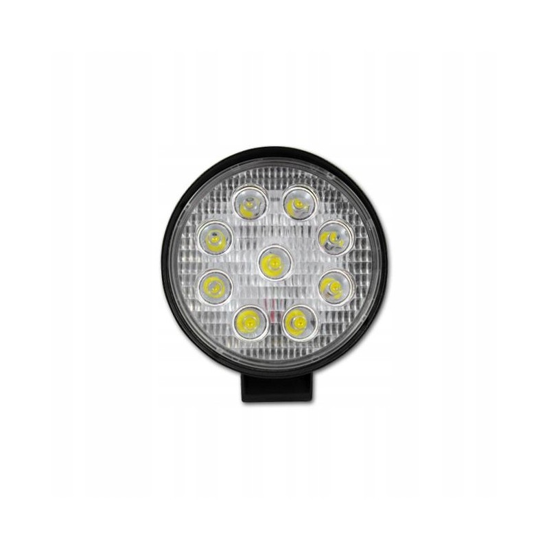 Round LED work lamp 10 30v 27w 9 leds