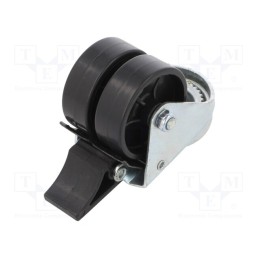 1 pcs x RADER - KMDA-POC 50S-HC - Transport wheel, Ø: 50mm, W: 34mm, H: 71mm, twin wheels,torsional