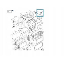 Air conditioning module new holland cx t7 t8 case puma