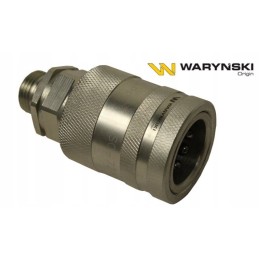 Quick connector euro socket m18x1 5 g with push pull