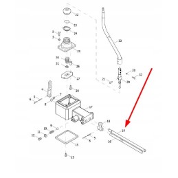 Te250 373f 1 04 gear change shaft