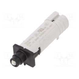 1 pcs x SCHURTER - 4404.0096 - Circuit breaker, Urated: 240VAC, 48VDC, 3A, SPST, Poles: 1, SNAP-IN