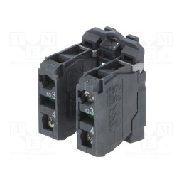 1 pcs x SCHNEIDER ELECTRIC - ZB5AZ103TQ - Contact block, 22mm, Harmony XB5, -25÷70°C, IP20, Contacts: NO x2