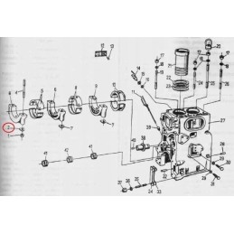 Washer securing the shaft feet c 330