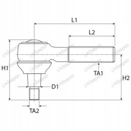 Massey Ferguson 3050 3060 linkage ball joint