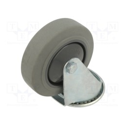 1 pcs x RADER - KJE-WTE 100K1 - Transport wheel, Ø: 100mm, W: 32mm, H: 128mm, torsional, 150kg, WTE