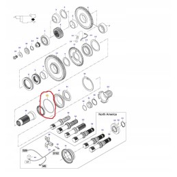 PTO combat o-ring Valtra Valmet VKH4936