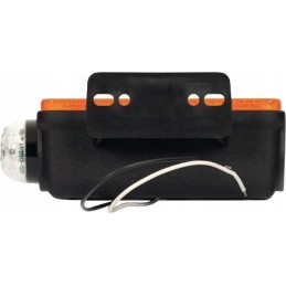 LED marker lamp, right, rectangular, 24v, orange