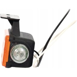 LED marker lamp, right, rectangular, 24v, orange