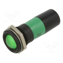 1 pcs x CML INNOVATIVE TECHNOLOGIES - 195E1231M - Indicator: LED, green, 230VAC, Ø22mm