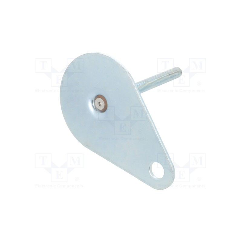 1 pcs x ELESA+GANTER - GN 42-80-M10-100-A0-S - Foot, Base dia: 80mm, M10, steel, Plunger length: 100mm