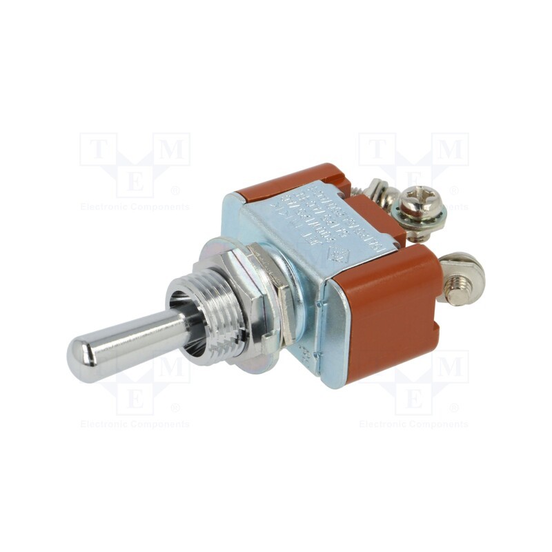 1 pcs x NKK SWITCHES - S303T - Switch: toggle, Pos: 3, SP3T, ON-OFF-ON, 6A/250VAC, 20A/30VDC, panel