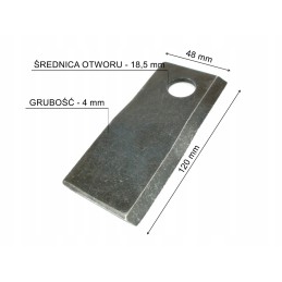 Fella 111724 left mower blade