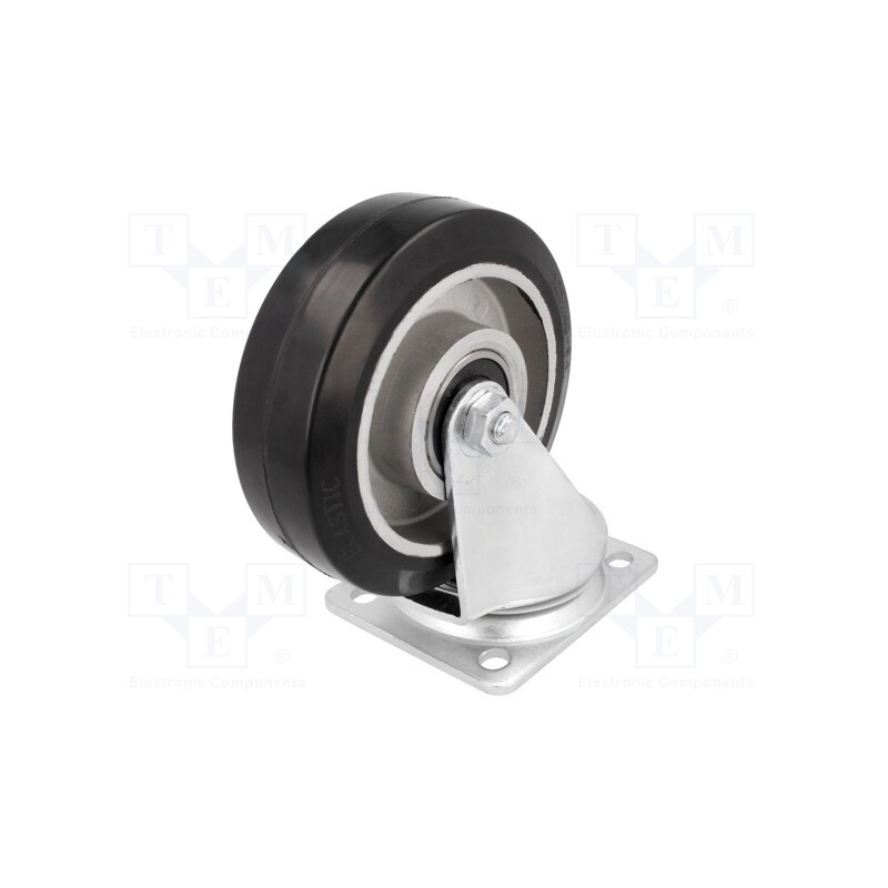 1 pcs x COLSON - JTAB 1252 6150 - Transport wheel, Ø: 125mm, W: 38mm, H: 155mm, torsional, 200kg