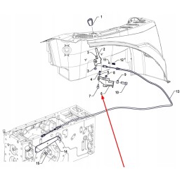 P5s55201070 control lever mounting
