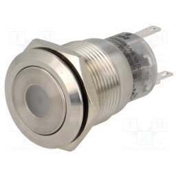 1 pcs x ONPOW - LAS1-AGQ-11D/B/24V - Switch: vandal resistant, Pos: 2, SPDT, 0.5A/220VAC, 1A/24VDC, IP67