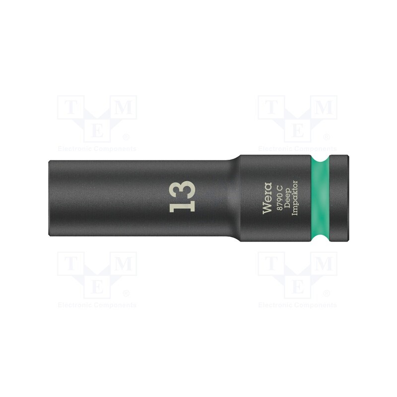 1 pcs x WERA - 5004830001 - Socket, 6-angles,socket spanner,impact, HEX 13mm, 1/2', 83mm