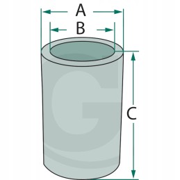 Ball reduction sleeve, category 1 2 22 4 mm 28 mm