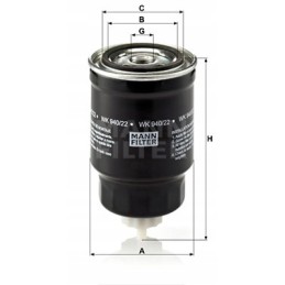 Mann fuel filter terrano ii van r20