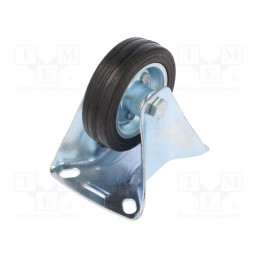 1 pcs x RADER - CTPW-SG 80W - Transport wheel, Ø: 80mm, W: 25mm, H: 105mm, rigid, 50kg, rubber, CSG