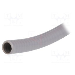 30 m x HELLERMANNTYTON - 166-40302 - Protective tube, Size: 16, PVC, grey, flexible, HelaGuard, IP68