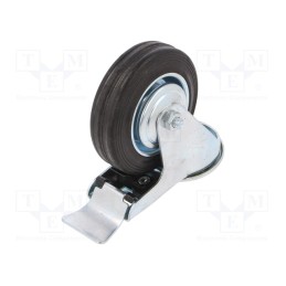 1 pcs x RADER - CKJS-SG 100W-HC - Transport wheel, Ø: 100mm, W: 25mm, H: 128mm, 70kg, rubber, CSG