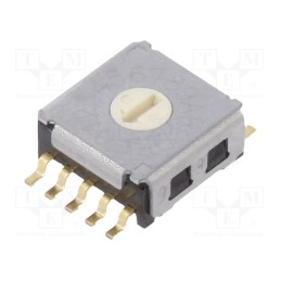 1 pcs x OMRON OCB - A6KS164RF - Encoding switch, Pos: 16, SMD, DC load @R: 0.025A/24VDC, 100MΩ