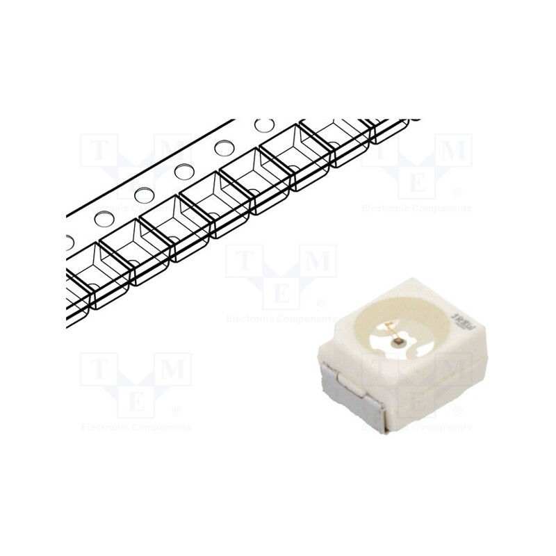 5 pcs x ams OSRAM - LG T67K-H2K1-24 - LED, SMD, 3030,PLCC2, green, 3.55÷9mcd, 3x3x2.1mm, 120°, 1.7÷2.2V