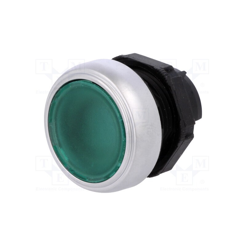 1 pcs x LOVATO ELECTRIC - LPCBL103 - Switch: push-button, 22mm, Stabl.pos: 1, green, IP66, flat, Pos: 2