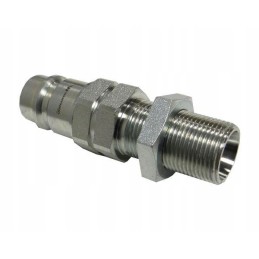 Hydraulic quick connector, long plug, m22x1, 5 studs