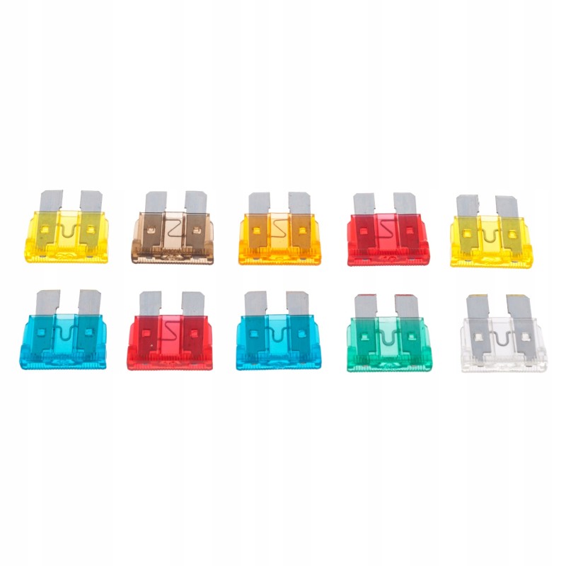 Set of midi plate fuses, 10 pcs