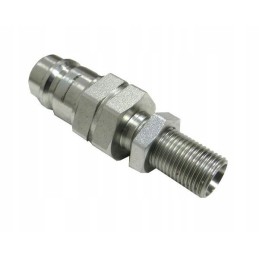 Hydraulic quick connector, long plug, m16x1, 5 studs