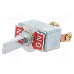 1 pcs x SWITCH COMPONENTS - TD1-1D-DC-3-P - Switch: toggle, Pos: 2, SPDT, ON-ON, 50A/12VDC, Leads: screw, 50mΩ