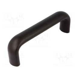 1 pcs x ELESA+GANTER - 37332 - Handle, technopolymer PP, black, H: 56mm, L: 166mm, W: 27mm