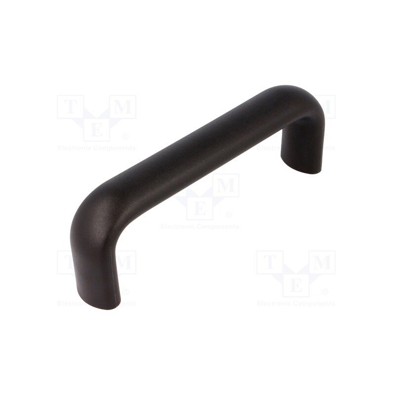 1 pcs x ELESA+GANTER - 37332 - Handle, technopolymer PP, black, H: 56mm, L: 166mm, W: 27mm
