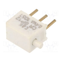 1 pcs x C&K - GP12MCBE - Switch: push-button, Pos: 2, SPDT, 0.1A/4VAC, 0.1A/4VDC, OFF-(ON)