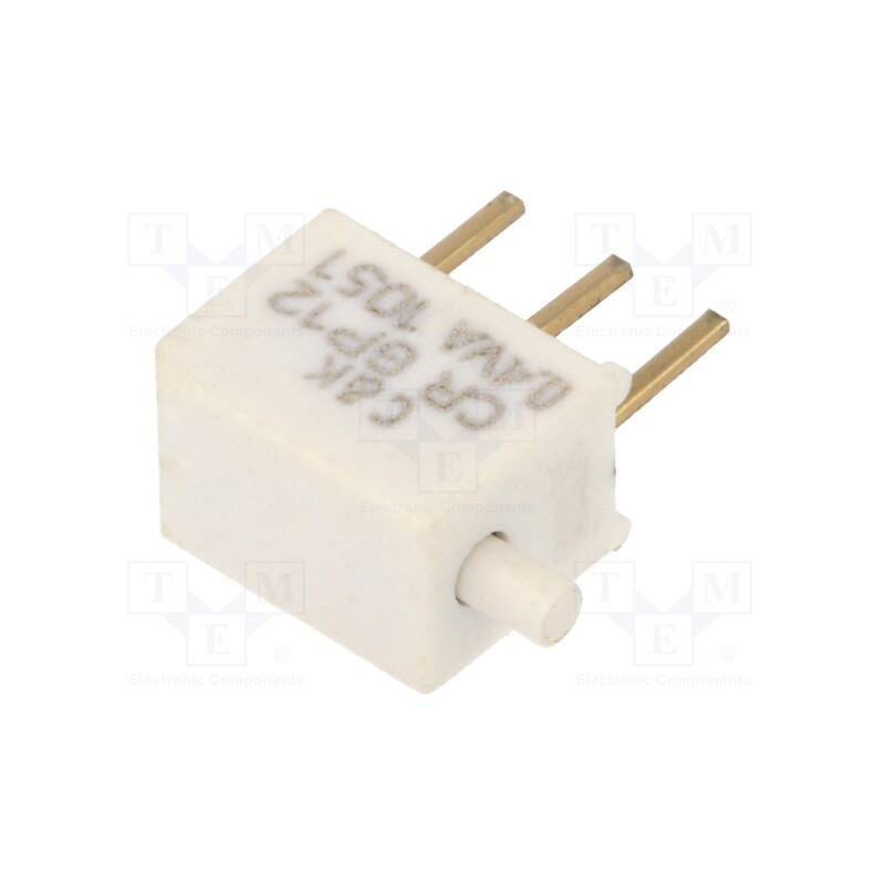 1 pcs x C&K - GP12MCBE - Switch: push-button, Pos: 2, SPDT, 0.1A/4VAC, 0.1A/4VDC, OFF-(ON)