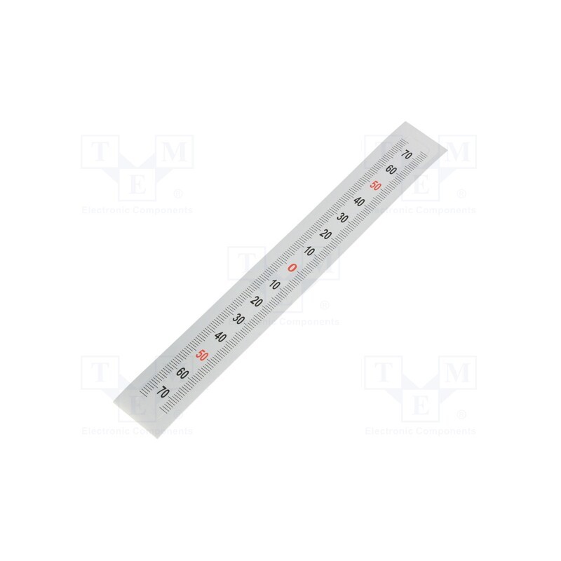 1 pcs x ELESA+GANTER - GN 711-KUS-150-S-M - Ruler, figures vertically arranged,self-adhesive, W: 11mm