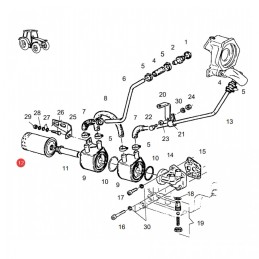 Oil filter fendt f284201310040 donaldson p553771